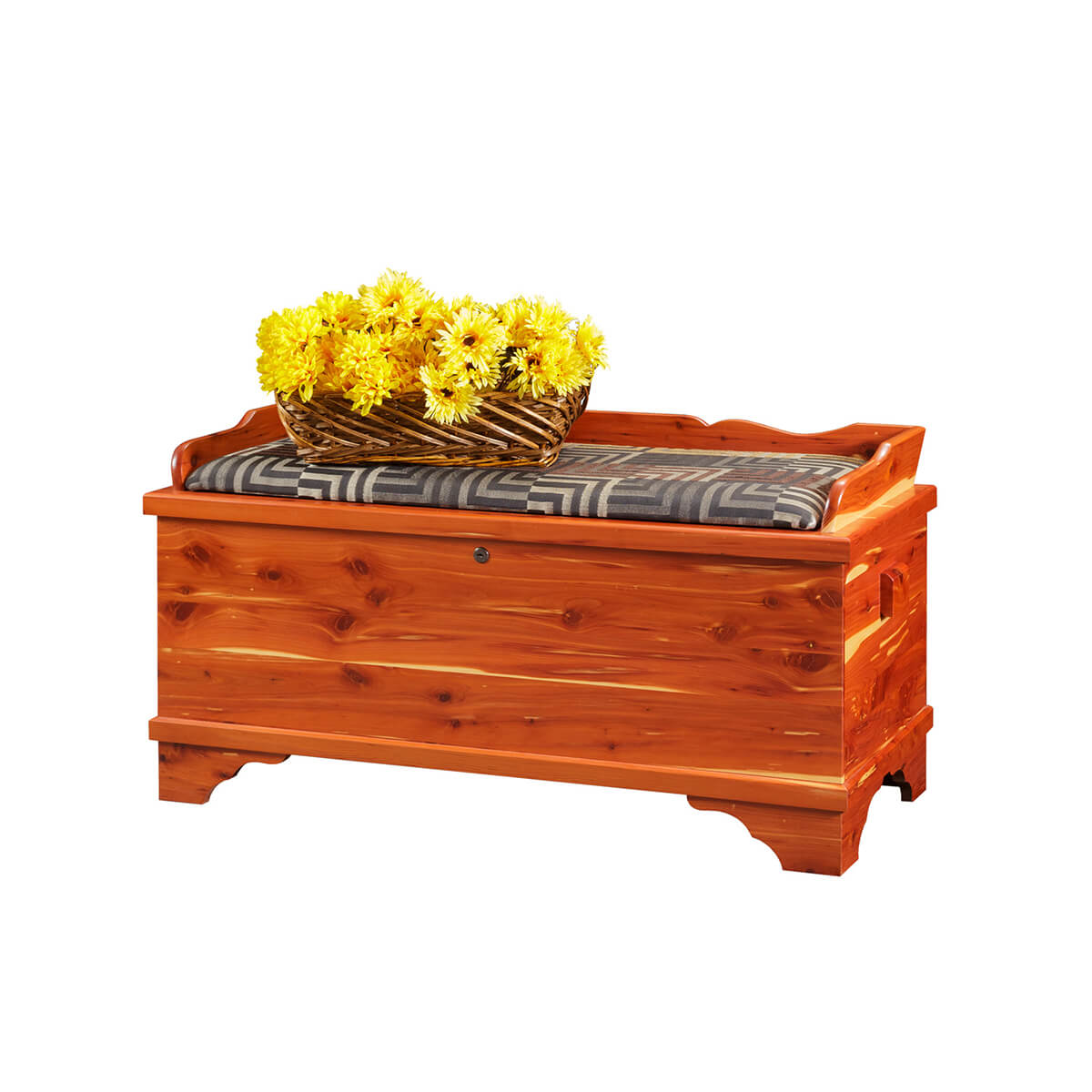 Read more about the article Medium Springfield Seat Rail Cedar Chest