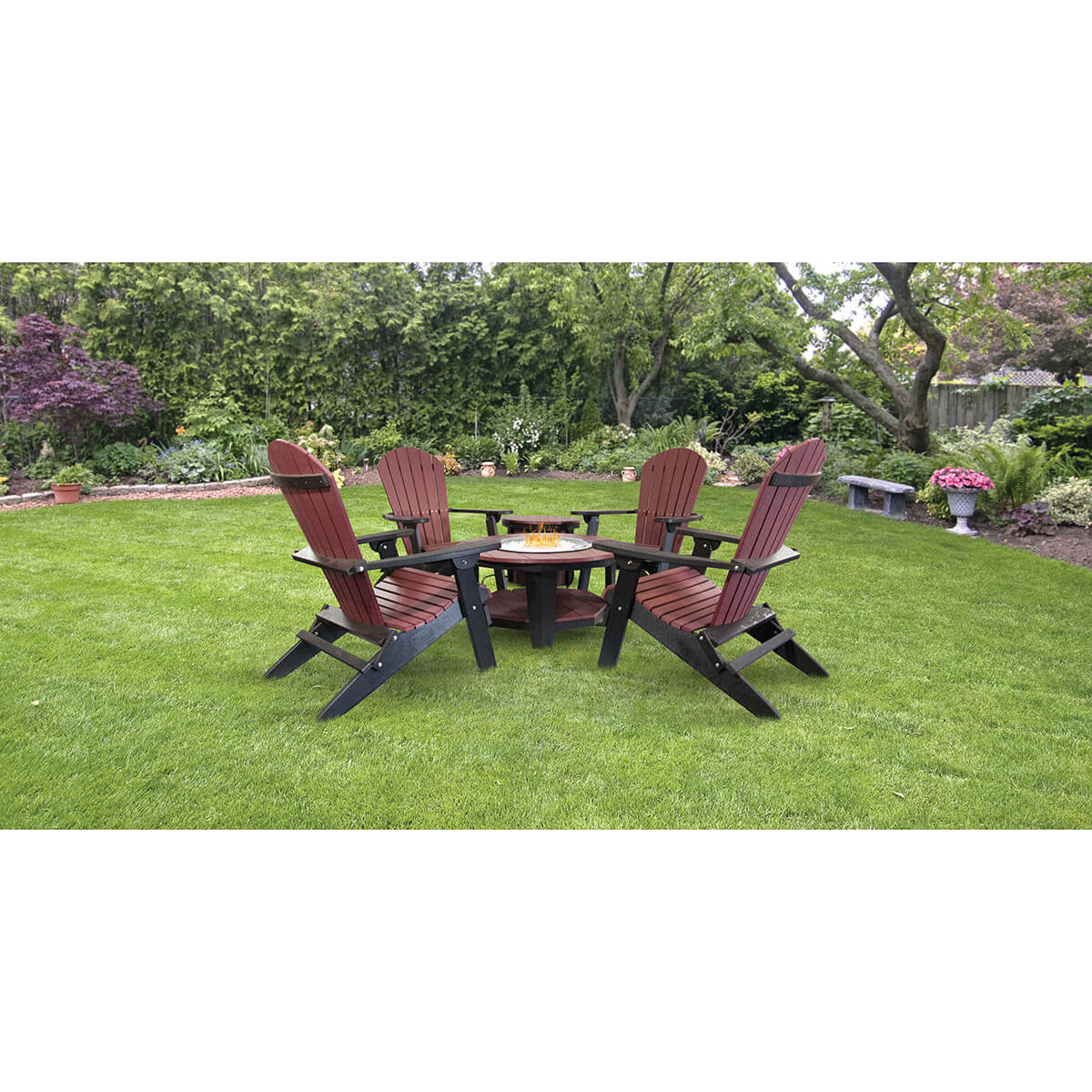 Read more about the article Folding Chairs with Fire Pit and Tank Cover End Table