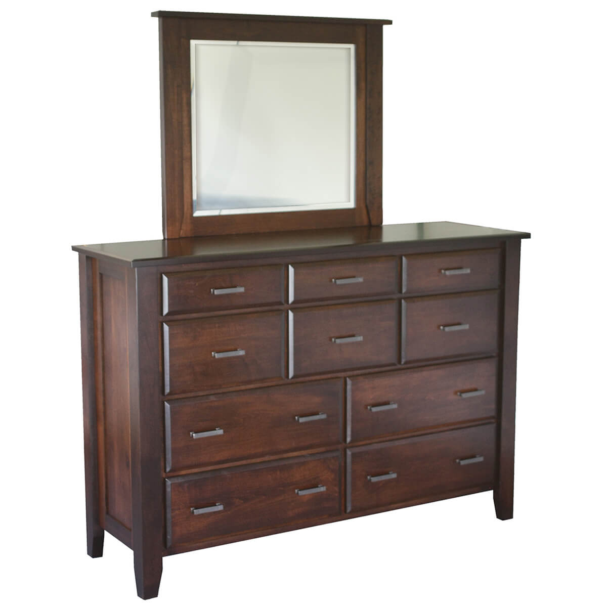 Read more about the article Ashton 10 Drawer Mule Dresser with Mirror